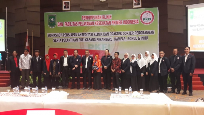 Pengurus PKFI Kampar Periode 2019-2024 di Lantik